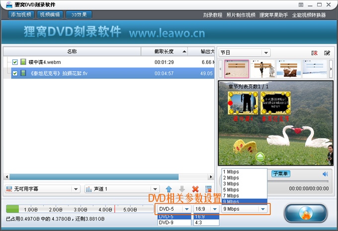 光盘刻录软件自定义DVD菜单模板,个性十足!