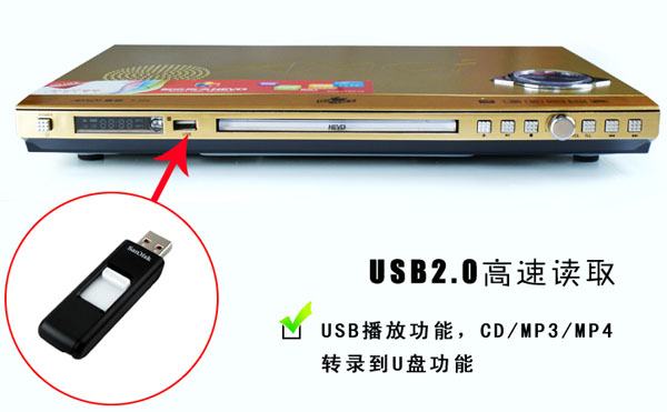 怎样下载mp4歌曲到u盘，然后拿到dvd机上放？