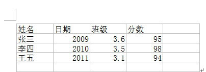 excel表格导入word的方法