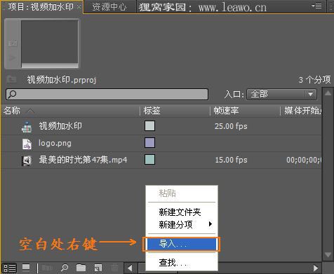 视频怎么加水印