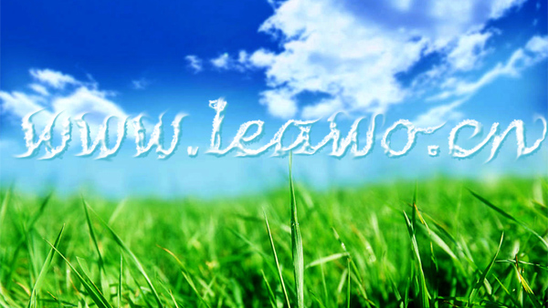 如何制作云彩效果文字